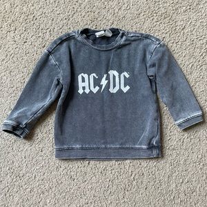 H&M long sleeve ACDC band sweatshirt